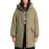 Volcom - Parka foderato da donna - Sleepi Puff Up Parka W Wintermoss per Donne in Pelle - Taglia S - Verde