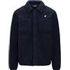 K-Way - Pile doppio strato - Cameron Sherpa Polar Blue Depth/Blue Depth per Uomo - Taglia S - Blu navy