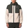 K-Way - Giacca isolante bimateriale in PrimaLoft® - Samson 4.0 Orsetto Green Blackish Ecru per Uomo in Pelle - Taglia XS - Verde
