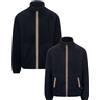 K-Way - Giacca reversibile in pile - Pascal Sherpa Polar Double Blue Depth/Blue Depth per Uomo - Taglia S - Blu navy