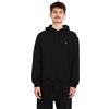 Volcom - Felpa con cappuccio in cotone - Single Stone Pullover Black per Uomo in Cotone - Taglia S - Nero