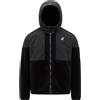 K-Way - Giacca isolante bimateriale in PrimaLoft® - Samson 4.0 Orsetto Black Pure per Uomo in Pelle - Taglia XS - Nero