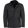 Barbour - Giacca imbottita isolante - Powell Quilted Jacket Black per Uomo - Taglia M - Nero