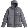 The North Face - Piumino antivento e idrorepellente - W Aconcagua Hooded Jacket Smoked Pearl per Donne in Pelle - Taglia S - Grigio