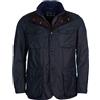 Barbour - Giacca cerata autentica con gilet integrato - Ogston Wax Jacket Navy per Uomo in Pelle - Taglia S - Blu navy