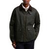Barbour - Veste cirée authentique - Short Bedale Wax Jacket Olive per Uomo in Cotone - Taglia L - Verde