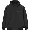 Carhartt WIP - Giacca idrorepellente foderata in pile - Hooded Sail Jacket Black White per Uomo in Nylon - Taglia S - Nero