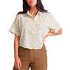 Roark - Camicia corta e leggera - Bless Up Camp Sand per Donne - Taglia S - Beige