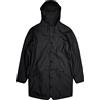 Rains - Giacca lunga impermeabile - Long Jacket W3 Black per Uomo - Taglia XS - Nero