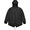 Rains - Giacca impermeabile e antivento - Fishtail Jacket W3 Black per Uomo - Taglia XS - Nero