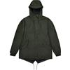 Rains - Giacca impermeabile e antivento - Fishtail Jacket W3 Green per Uomo - Taglia XS - Verde