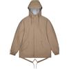 Rains - Giacca impermeabile e antivento - Fishtail Jacket W3 Beige per Uomo - Taglia M