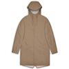 Rains - Giacca lunga impermeabile - Long Jacket W3 Beige per Uomo - Taglia XS