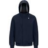 K-Way - Giacca antivento impermeabile e traspirante - Joachim Bonded Blue Depth/Blue Depth per Uomo in Pelle - Taglia S - Blu navy