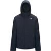 K-Way - Giacca in twill impermeabile e antivento - Jacko Twill Marmotta Blue D Blue A per Uomo - Taglia S - Blu navy