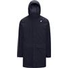K-Way - Parka isolante e impermeabile - Jarno Twill Marmotta Blue D Blue A per Uomo - Taglia S - Blu navy