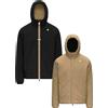 K-Way - Giacca reversibile isolante - Jack St Warm Double Black Pure Beige Khaki per Uomo - Taglia S - Nero