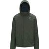 K-Way - Giacca in twill impermeabile e antivento - Jacko Twill Marmotta Green B Blue A per Uomo - Taglia M - Kaki