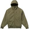 Volcom - Giacca pesante impermeabile con cappuccio - Hernan 10K Jacket Wintermoss per Uomo in Pelle - Taglia S - Kaki