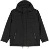 Volcom - Giacca pesante impermeabile con cappuccio - Stoke Stone II 10K Jacket Black per Uomo in Pelle - Taglia S - Nero