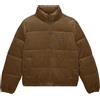 Volcom - Piumino in velluto a coste - Walltz Corduroy Jacket Earth per Uomo - Taglia S - Marrone