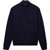 Napapijri - Maglione mezza zip in lana - Ordin Hz Blu Marine per Uomo - Taglia L - Beige