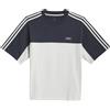 Adidas Originals - T-shirt comodo - FS+ Tee Aurora Ink/Orbgry per Uomo in Cotone - Taglia M - Blu navy
