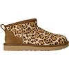 Ugg - Stivali alti - W Classic Ultra Mini Plains Felicity Leopard Jasmine per Donne - Taglia 36 - Marrone