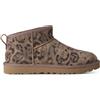 Ugg - Stivali foderati in lana - W Classic Ultra Mini Spotted Chestnut per Donne in Pelle - Taglia 36 - Marrone