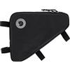 Fjall Raven - Tracolla da telaio 1,7 L - Hoja Triangle Frame Bag Black in Nylon - Nero