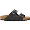Birkenstock - Sandali in nubuck sintetico - Arizona BFBC Earthy Regular Vegan Black per Donne - Taglia 41 - Nero