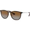Rayban - Occhiali da sole lifestyle polarizzati - Erika Classic Polished Light Havana Brown - Marrone