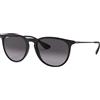Rayban - Occhiali da sole lifestyle - Erika Classic Matte Rubber Black Grey Gradient - Nero