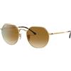 Rayban - Occhiali da sole lifestyle - Jack Polished Arista Gold Brown - Oro