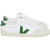 Veja Fair Trade - Sneakers retrò in canvas di cotone - Volley White Emeraude per Donne in Cotone - Taglia 37 - Bianco