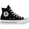 Converse - Sneakers con zeppa - Chuck Taylor All Star Lift Canvas Black/White/White per Donne - Taglia 35 - Nero