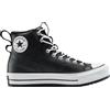 Converse - Scarpe idrorepellenti e calde - Chuck Taylor All Star Water-Repellent Hiker Boot Black/Black/White per Uomo in Pelle - Taglia 41.5 - Nero