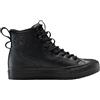 Converse - Scarpe idrorepellenti e calde - Chuck Taylor All Star Water-Repellent Hiker Boot Black/Black/Black per Uomo in Pelle - Taglia 41.5 - Nero