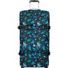 Eastpak - Valigia da 75 litri - Transit'r Plus M Floral Bloom Black in Pelle - Blu