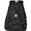 Carhartt WIP - Zaino 24,8L - Kickflip Backpack Black in Pelle - Nero
