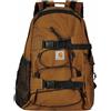 Carhartt WIP - Zaino 24,8L - Kickflip Backpack Hamilton Brown in Pelle - Marrone