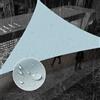 SUNNY GUARD Tenda parasole impermeabile, 3,4 x 3,5 x 3,5 m, colore azzurro, triangolare, blocco UV, per cortile, terrazza, patio, giardino, attività all'aperto e strutture