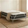 Talamo Italia - Topper piazza e mezza Alyssa, Topper rinnova materasso sfoderabile in Memory Foam e fibre di Rame, 100% Made in Italy, Anti acaro e Anallergico, Cm 120x190h5