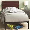 ZINUS Telaio per letto singolo ri - Letto 90x190 cm - Altezza 31 cm con contenitore sotto il letto - Piattaforma sostenibile in bambù e metallo Struttura letto con testiera - Marrone e Nero
