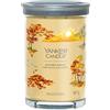Yankee Candle Signature Candela Profumata, Tramonto Autunnale in Tumbler Grande, Candele di Miscela di Cera di Soia Lunga Durata, Regalo per le Donne