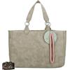 Fritzi aus Preussen Fritzi Izzy Vintage Shopper donna borsa a mano borsa a spalla città vegana con pochette e cordoncino rimovibili 29 x 42 x 15 cm - Rosa, Nero, Oliva, Grigio, Beige, Blu, Curry, Rosso, Antracite