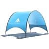 Flycoop Ombrellone da spiaggia con protezione UV UPF 50+, compatta e portatile, con ventilazione a 360°, corde antivento e paletti, per famiglia, viaggi, cortile, ombra del parco