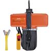 VEVOR Paranco elettrico a catena, Capacità carico max. 499 kg, Altezza sollevamento max. 4,5 m, 580 W, Carroponte monofase con catena G100, Telecomando cablato 3 m, per garage, officina, hotel