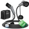 GONEO Cavo di Ricarica GONEO Tipo 2 22kW 10M, Cavo di Ricarica Rapido 32A 3-Fasi Modalità 3, Resistente all'Abrasione IP54 TPU, Compatibile con Tesla/VW/BMW/Audi, per Auto Elettriche e PHEV