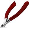 FVION Tronchesino Professionale per Cuticole 5mm, Tronchesina Forbicine Cuticole Acciaio Inox di Alta Precisione, Strumento Manicure per Mani e Piedi - Rosso